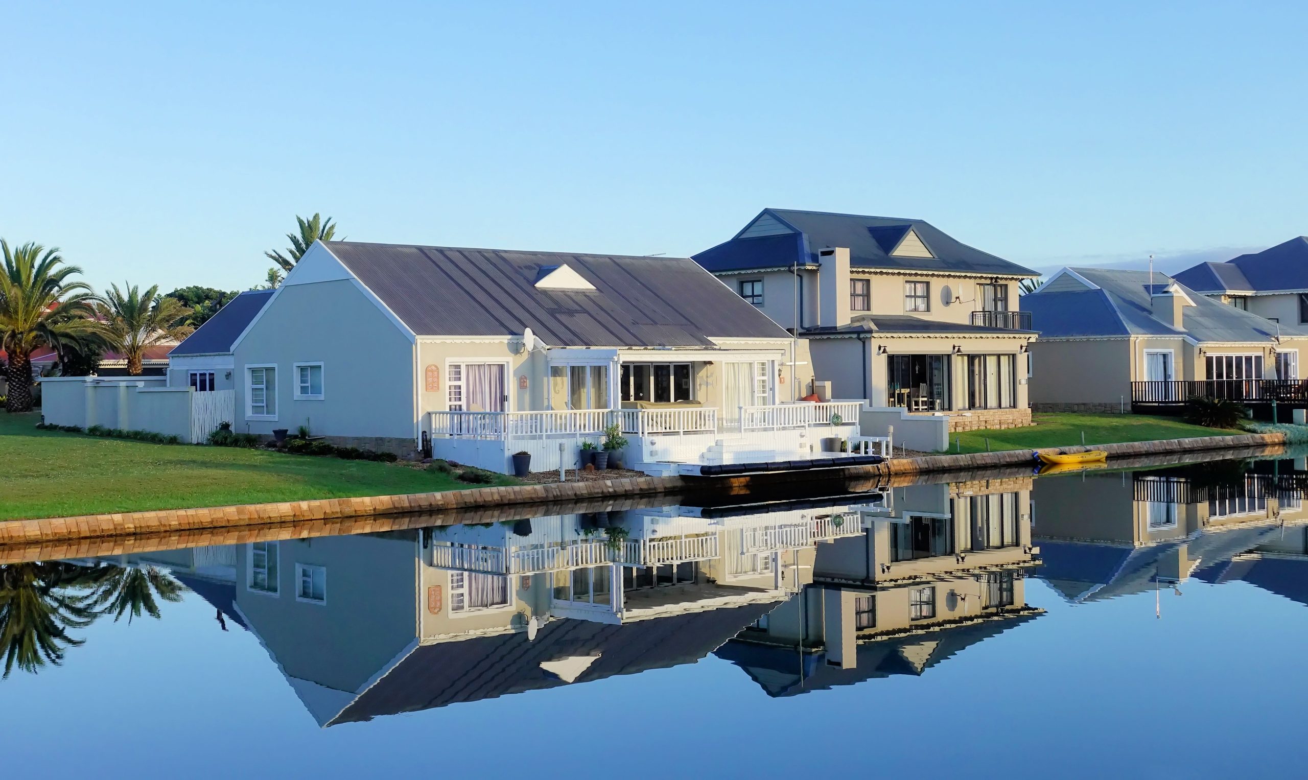 A Home Reflected by the Lake